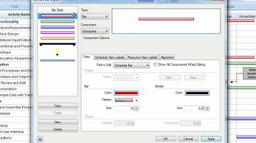 Creating custom bar styles, labels, and templates - FastTrack Schedule 10 for Windows Tutorial