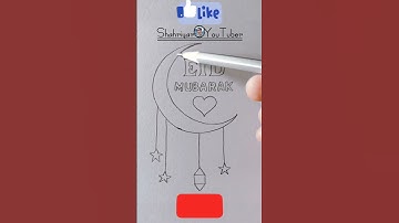 Eid Mubarak Guys 😊 #eidmubarak #viral #art #drawing #video