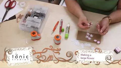 How to Use Petal Pairs Punches -Tonic Studios Tutorial - Jodie Johnson