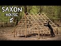 Building a Saxon House (Grubenhaus) with Hand Tools: Bushcraft Project (PART 5)