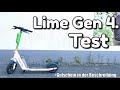 Lime Gen 4 E Scooter Test - Mit Lime Gutscheincode in der Beschleunigung