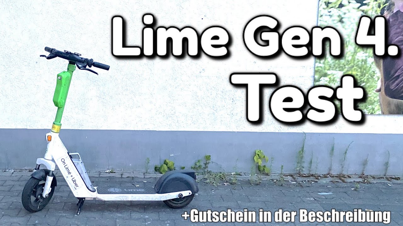 Lime Gen 4 E Scooter Test Mit Lime Gutscheincode in der