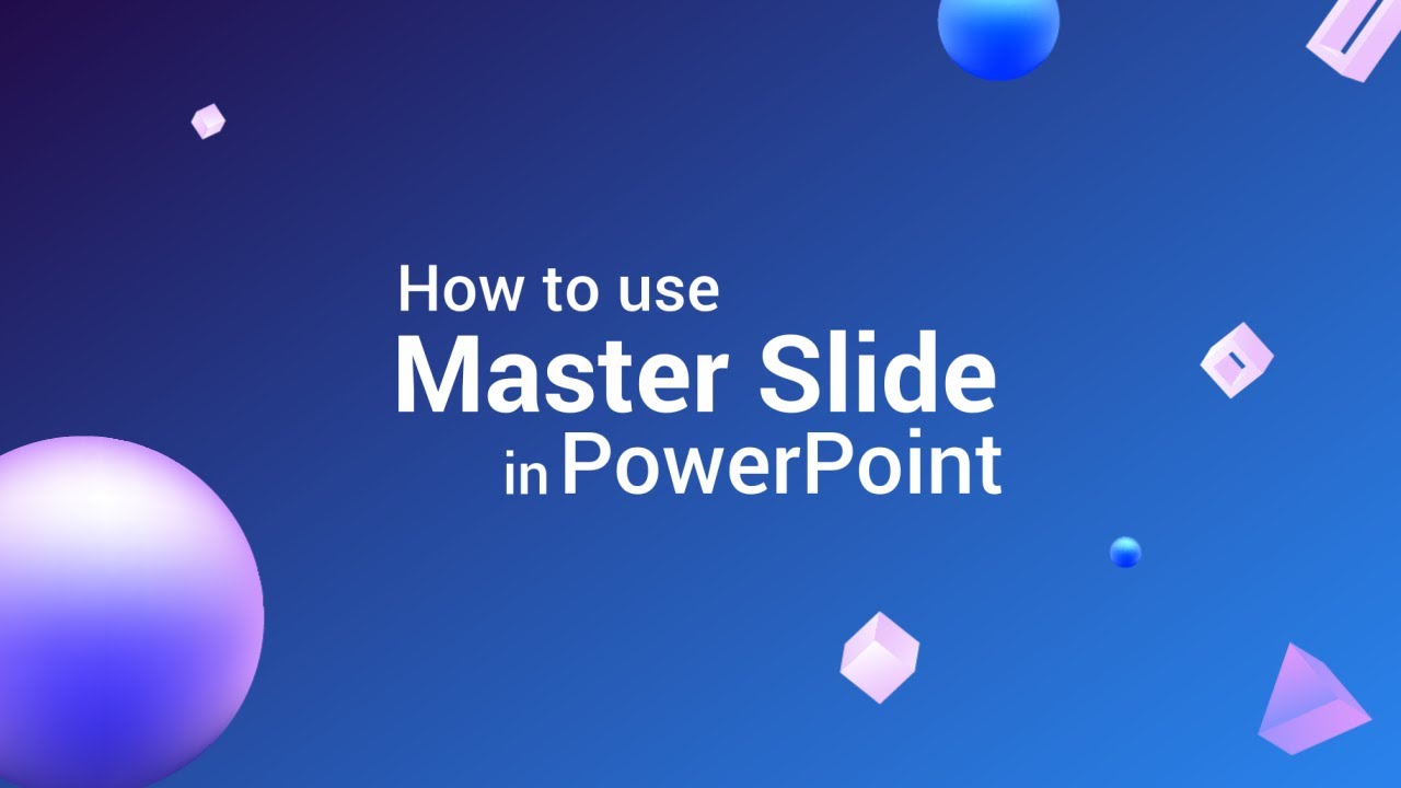 how to make a powerpoint presentation using slide master