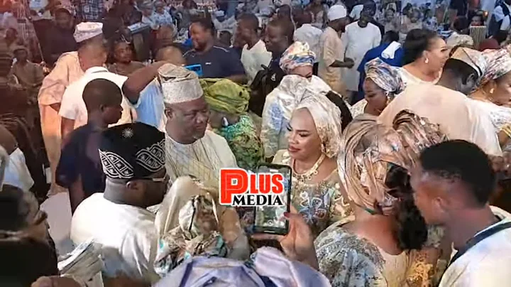 VETERAN ACTOR YINKA QUADRI DANCES WITH FATHIA BALOGUN SPRAYS HER MONEY