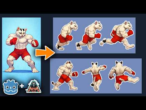 No Art Skills? Here’s How I Added Sprites to My Godot Game (GodMode)