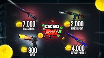 From $6.000 to ?? on CSGOROLL! (INSANE CASE BATTLES)