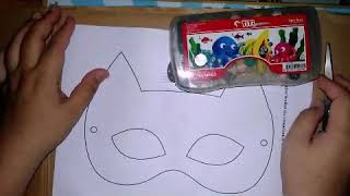 Tema Binatang - Membuat Topeng Dari Kardus Bekas