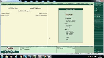 How to create groups in tally erp9 | Tally ERP9 basics