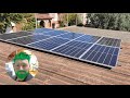 Instalación fotovoltaica ya operativa - Primera semana