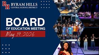 Board of Education Meeting - May 19, 2026