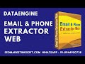 Email &amp; Phone Extractor Web 2023 - Data Extractor - Lead Generation | DataEngine