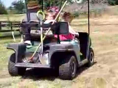 kids ride on golf cart