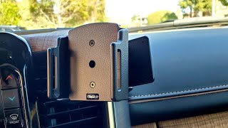 Installation of a ProClip cell phone dash mount in a 2021 Ram 3500 Longhorn Limited Mega Cab. by Adventures with Angus 199 views 1 year ago 3 minutes, 27 seconds