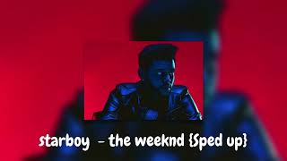 starboy  - the weeknd {Sped up}