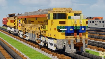 Minecraft Union Pacific GTEL Veranda 2nd Gen. Turbine Tutorial