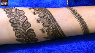 Belt Style Mehndi Designs for Full Hand | Beautiful Henna Mehendi Art to Learn | शादी मेहंदी डिजाइन