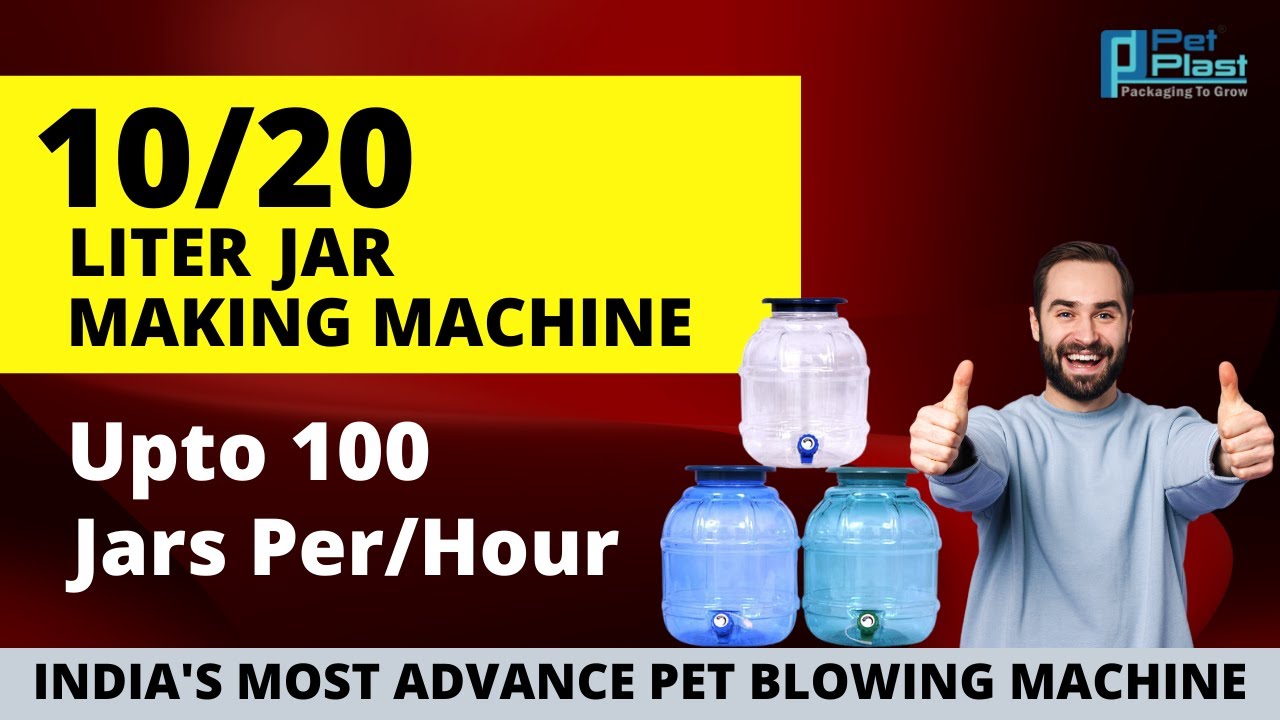 10/20 LITER WATER DISPENSER PET JAR MAKING MACHINE, PET PLAST JAR