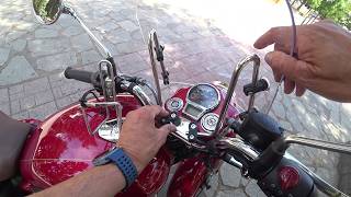 Royal Enfield 350 - installing original windshield