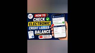 How to Check Electronic Credit Ledger Balance | GST Portal Full Guide 2026