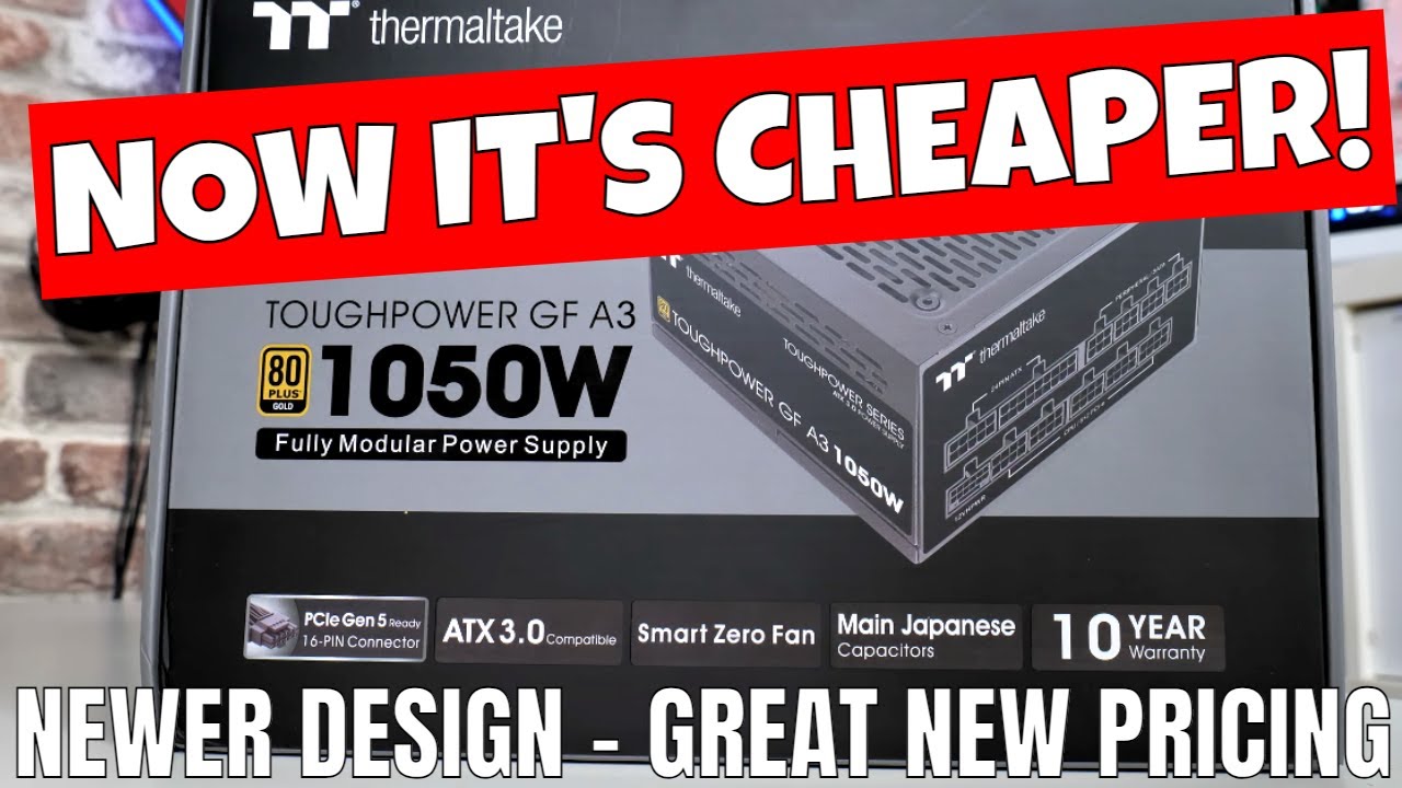 Thermaltake Toughpower GF A3 1050w PCIe GEN5 ATX3.0 RTX4090 PSU NEW Lower  Prices