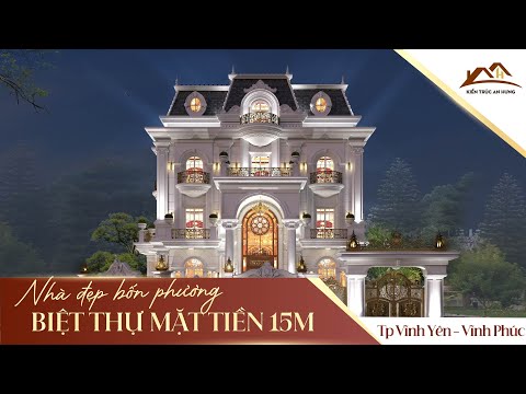 Video Biệt thự châu Âu 3 tầng có hầm nổi bật nhất TP. Vĩnh... - youtube