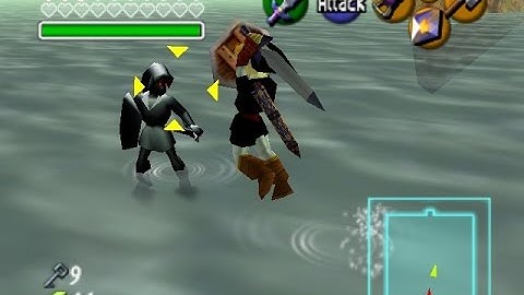 Cool Gaming Tip #1: How to defeat Shadow Link (N64) without Items or taking Damage!