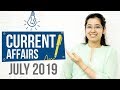 July 2019 Current Affairs