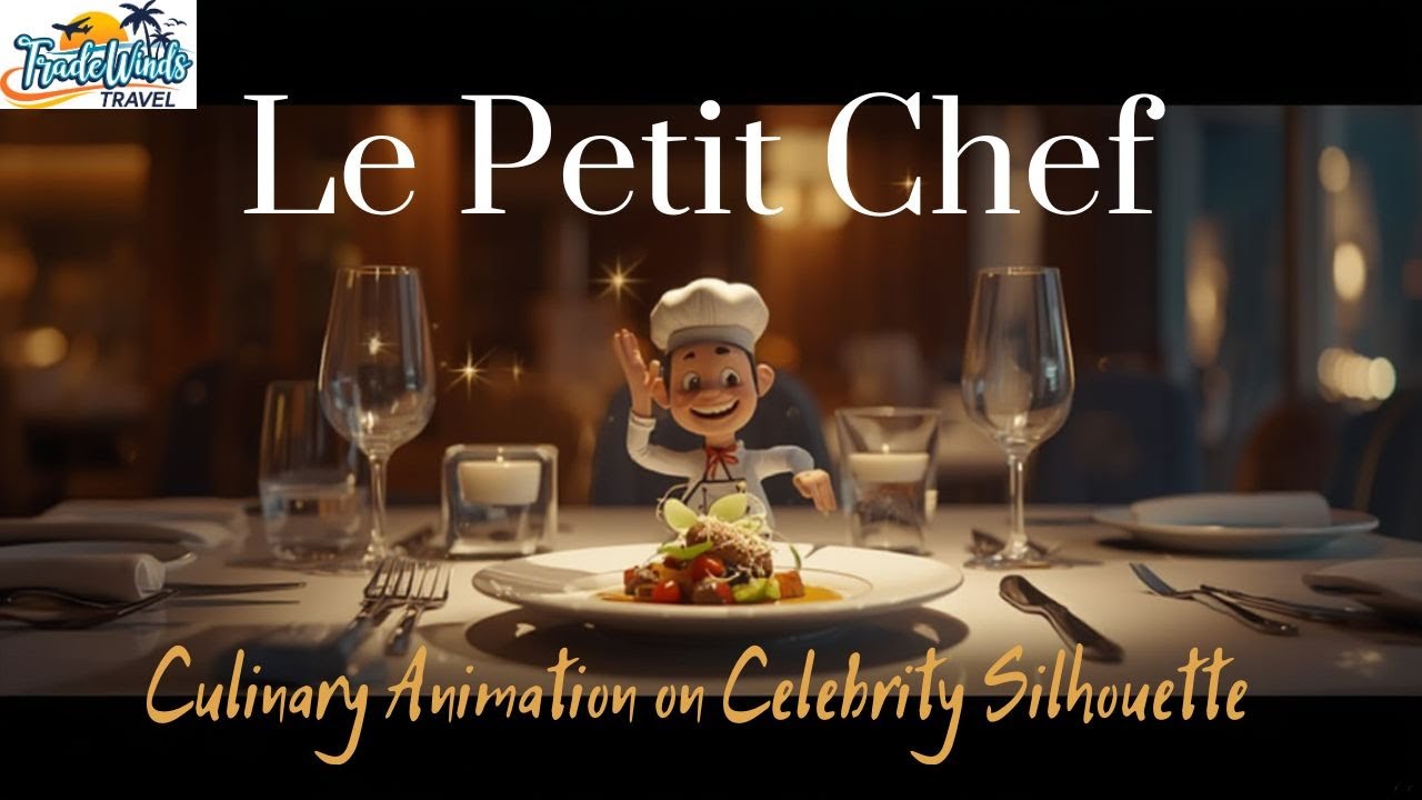 Le Petit Chef на Celebrity Silhouette | Полноценный ужин с анимацией (Ночь лобстеров)