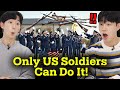 Korean Military Soldiers React to US Air Force Honor Guard  Performance!