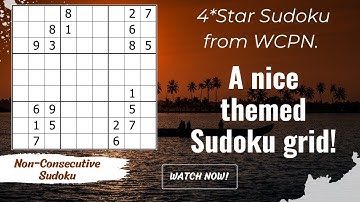 This Non-Consecutive Sudoku is a Gem of a Creation !
