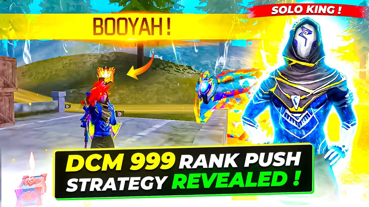 DCM 999 : Rank Push Strategy Revealed ✅ | Grandmaster In Solo Rank Push 🚀🔥