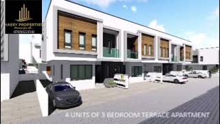Paragon Terraces and Duplexes inside Meridian Boulevard Estate Okun-Ajah Lekki scheme 2
