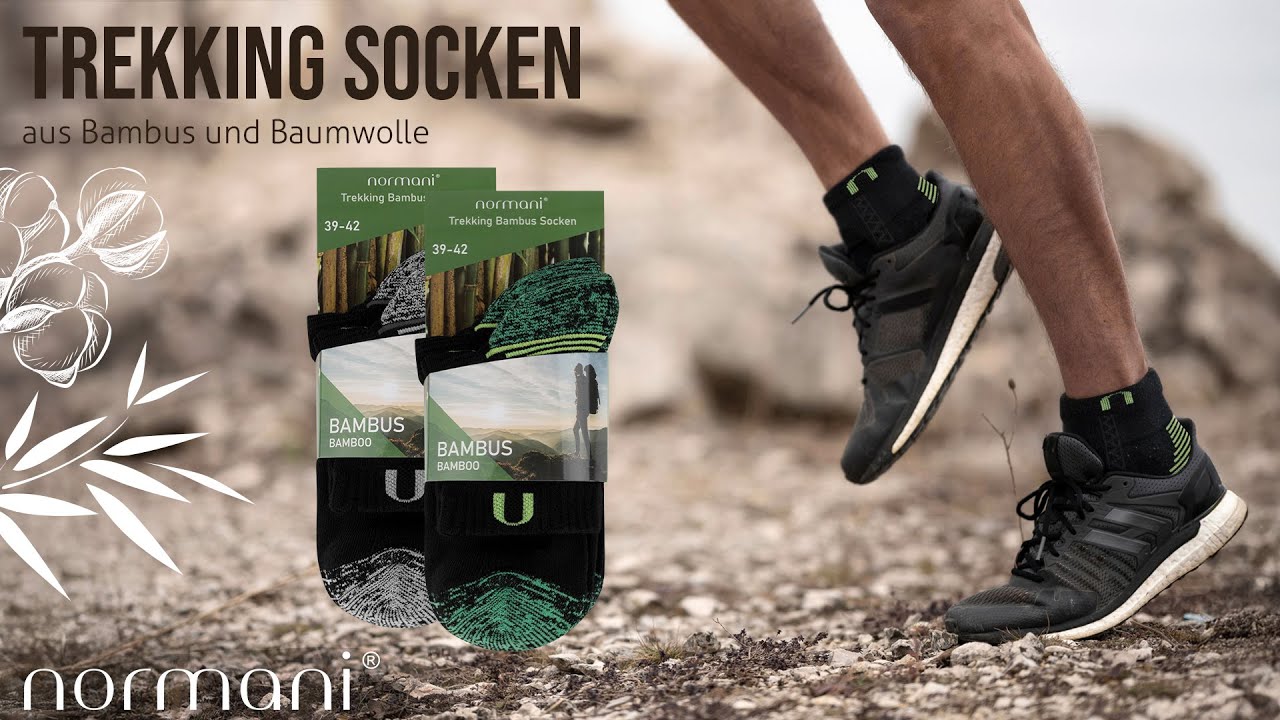 Normani Bambus-Socken 6 Paar – Superweich, Atmungsaktiv, Mit Komfort-Bündchen