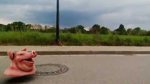 Blender 2.79 - tracking test w Houdini footage + alembic as shadow catcher 2