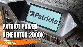 4Patriots Patriot Power Generator 2000x | Off Grid Power Option