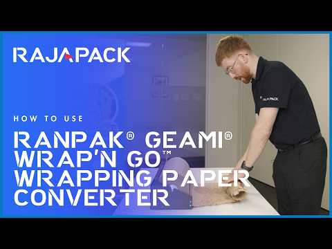 How to use the Ranpak® Geami® Wrap’n Go™ Wrapping Paper Converter