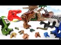 Lego Dinosaur Transformer Hybrid Dinosaurs - Tyrannosaurus, Triceratops 레고 공룡 블럭 쥬라기