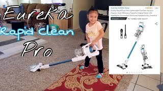 EUREKA RAPID CLEAN PRO FULL REVIEW AND TESTING!!! | OVERLOOKED CORDLESS VACUUM