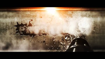 After Effects, 3D studio max - Gatling Intro