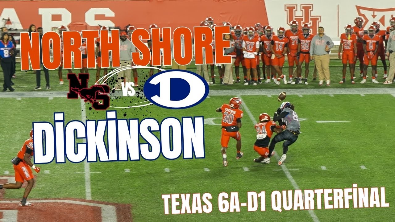 TXHSFB Playoffs Round 4 Highlights | North Shore-vs-Dickinson |🔥
