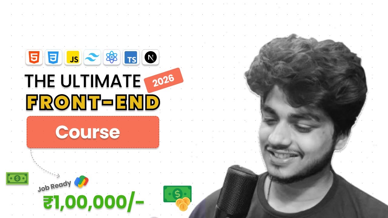 🔴Complete Frontend Course Basic to Advance | only course you need to master frontend in 2026🧑🏻‍💻 -1