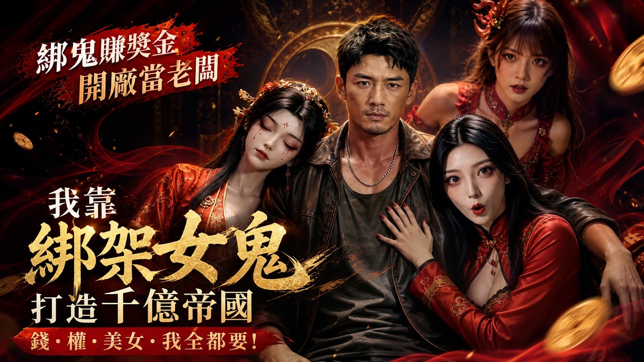 短劇【我靠綁架女鬼打造我的千億帝國】男頻後宮爽劇！