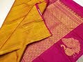 New arrival kanjeevaram sarees with peacock motifs  million designs  tstt