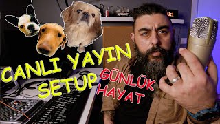 VLOG 47-BOŞ BİR GÜNÜM NASIL GEÇER? / CANLI YAYIN SETUP'IM / MUDDY ve MAHALLE ORTAMI / SÜRPRİZ SONLU