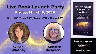 What Book Should I Write - Live Book Launch Party [03-06-26]
