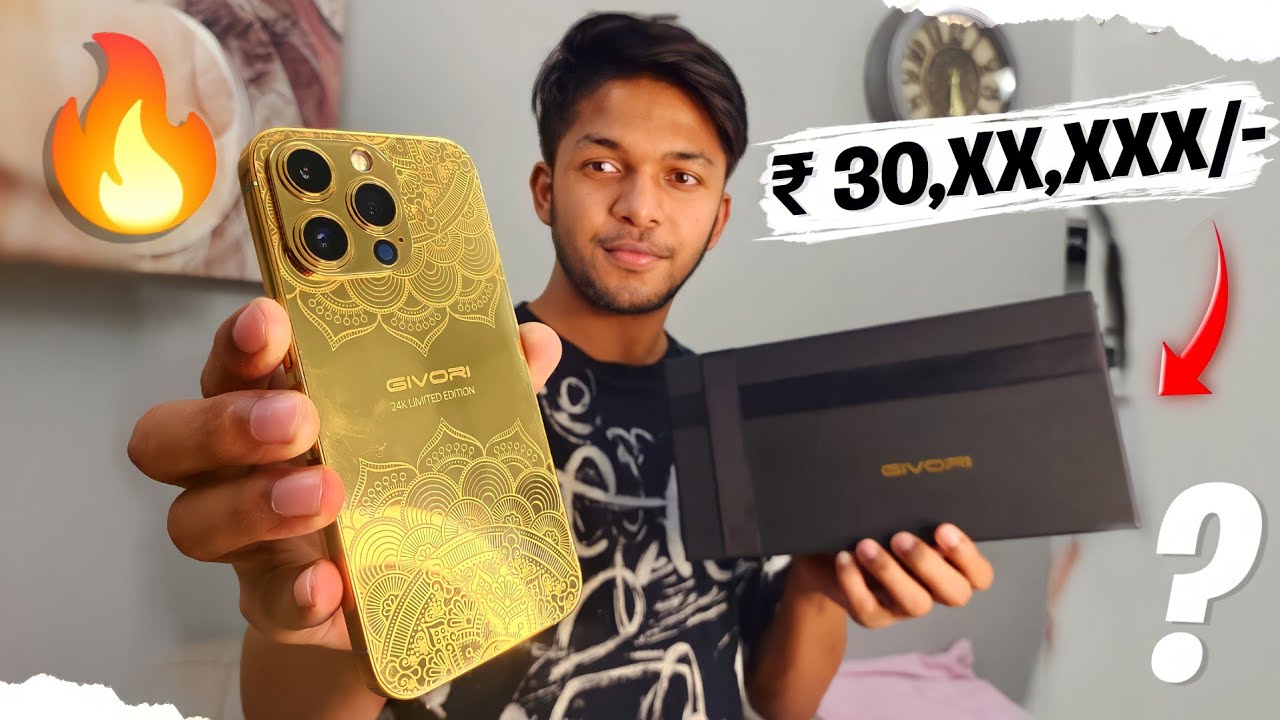 My Most Expensive Gold Iphone 13 Pro Max 30 Lakhs Rupees Giveaway For You Youtube