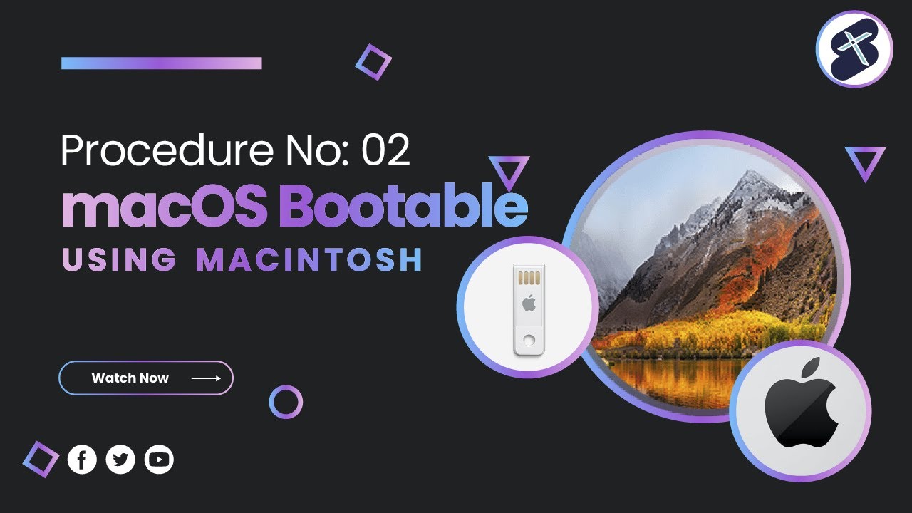 How to create a macOS usb install drive | using mac - YouTube