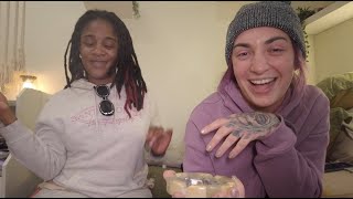 friend sesh: dabs and Runtz