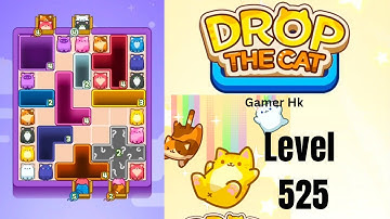 Drop The Cat Level 525 Walkthrough Solution 