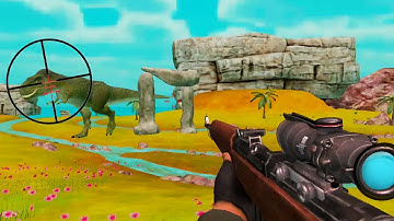 Wild Dinosaur Hunting Games 2021: Dinosaur Games Android Gameplay #3